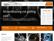 Tablet Screenshot of kent-automotive.co.uk